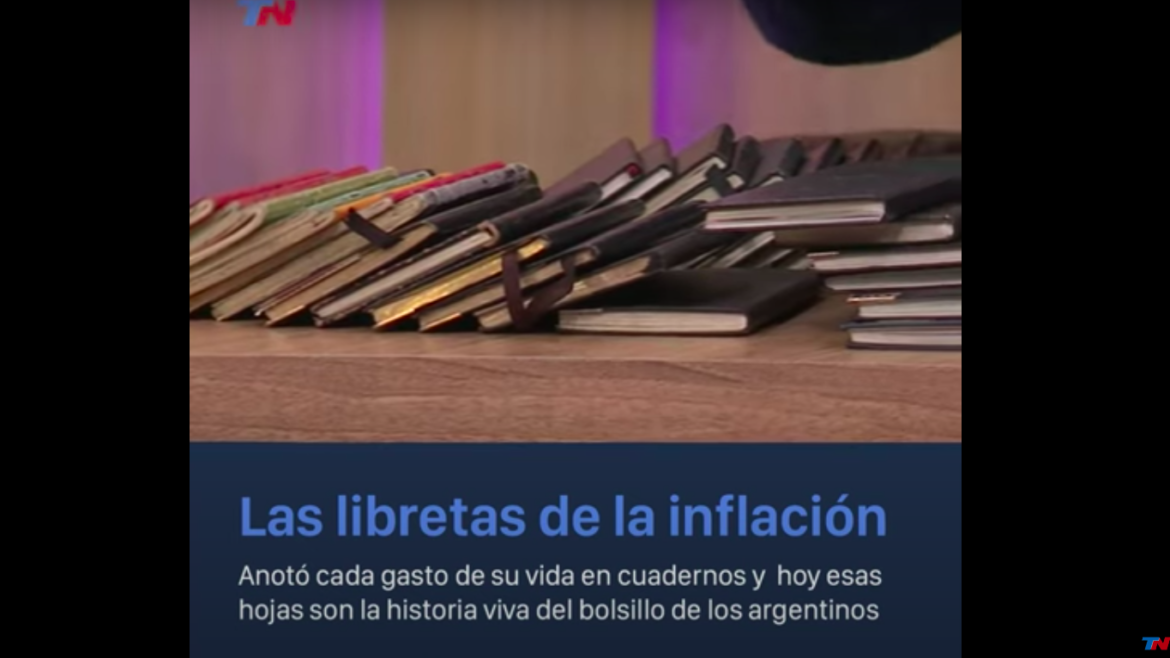 Las libretas de la inflación: un hombre anotó durante 50 años todos sus gastos