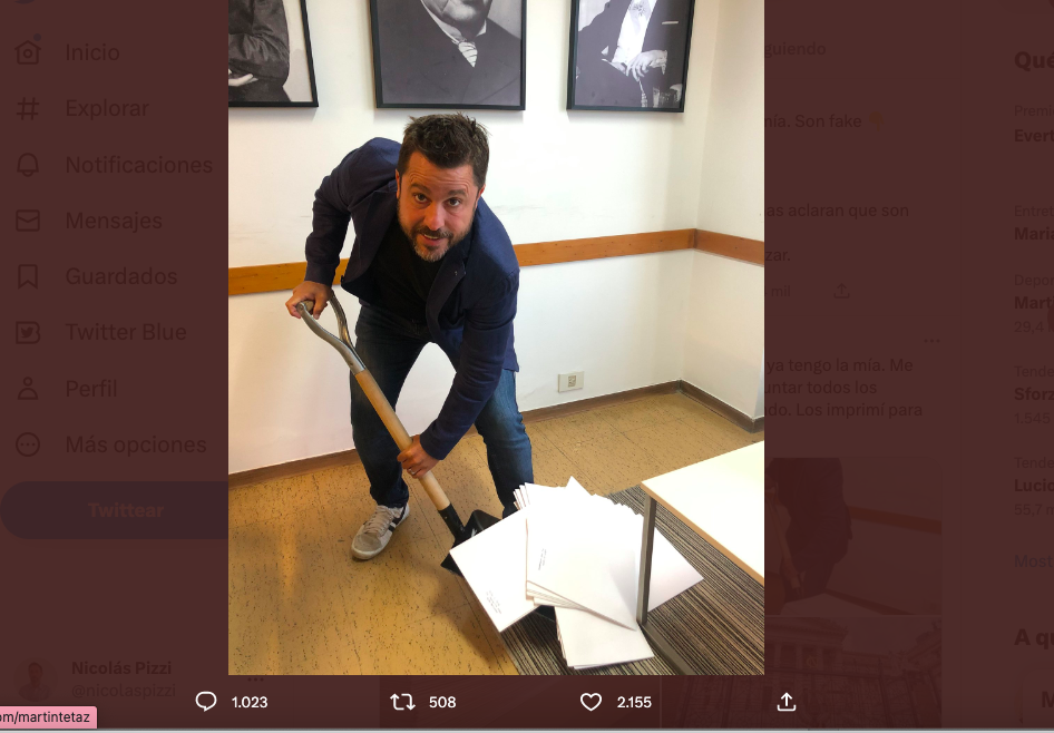 Martín Tetaz le contestó al influencer de las palas