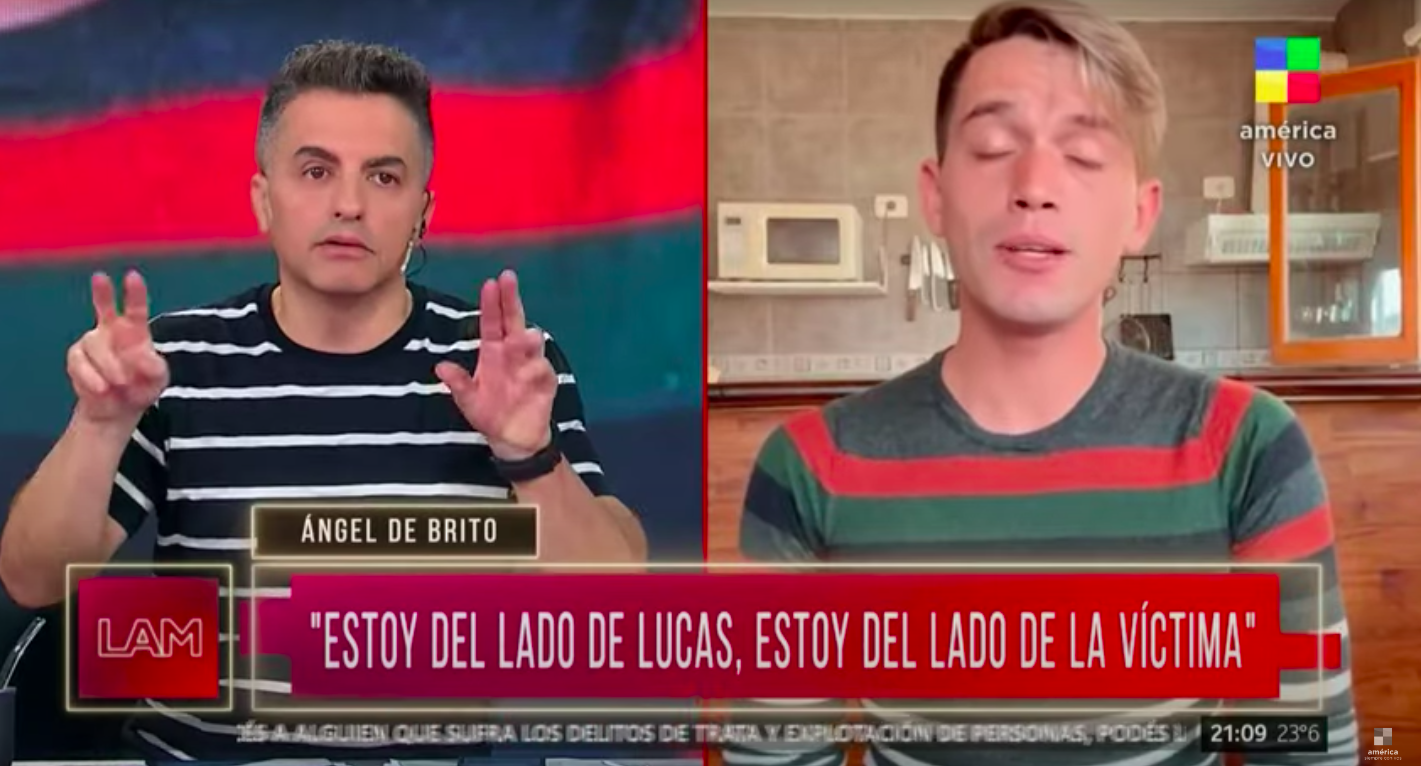 De Brito se desligó de Jay Mammon: "Estoy 100% del lado de Lucas, me chupa un huevo la prescripción"