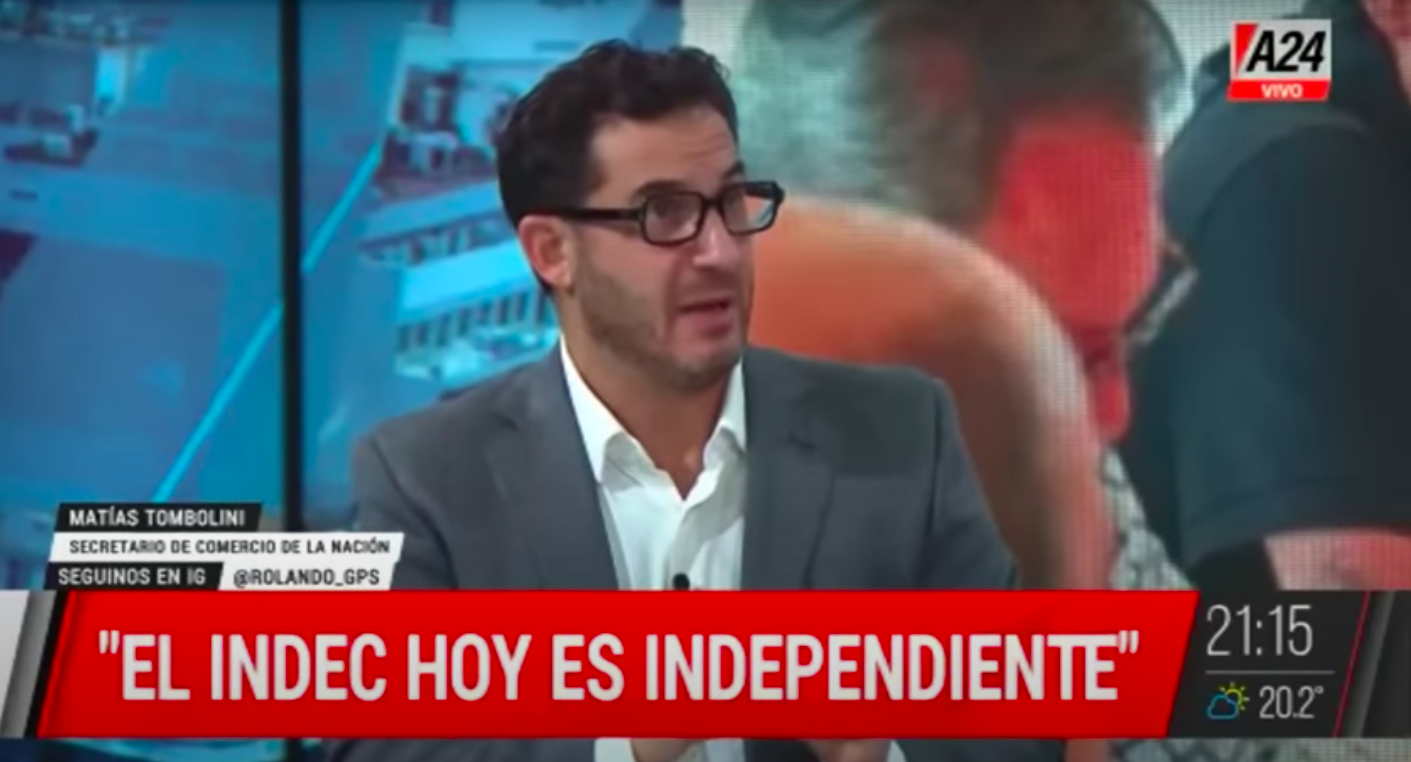 A Tombolini lo mandaron a la TV ante el rumor que lo echaban