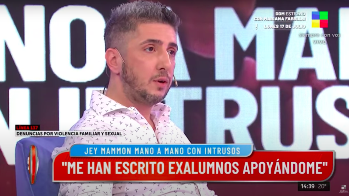 Jay Mammon fue a Intrusos y se cruzó a los gritos con dos panelistas
