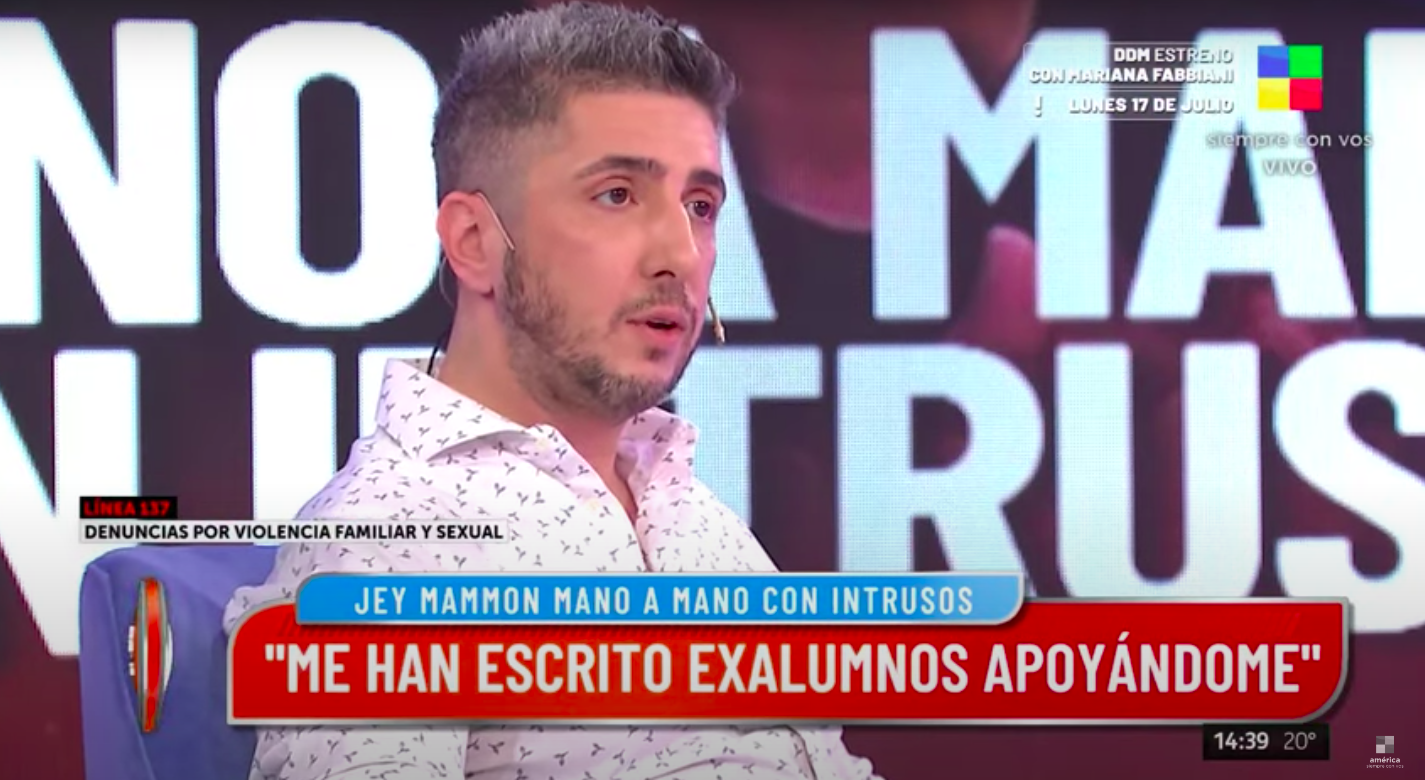 Jay Mammon fue a Intrusos y se cruzó a los gritos con dos panelistas