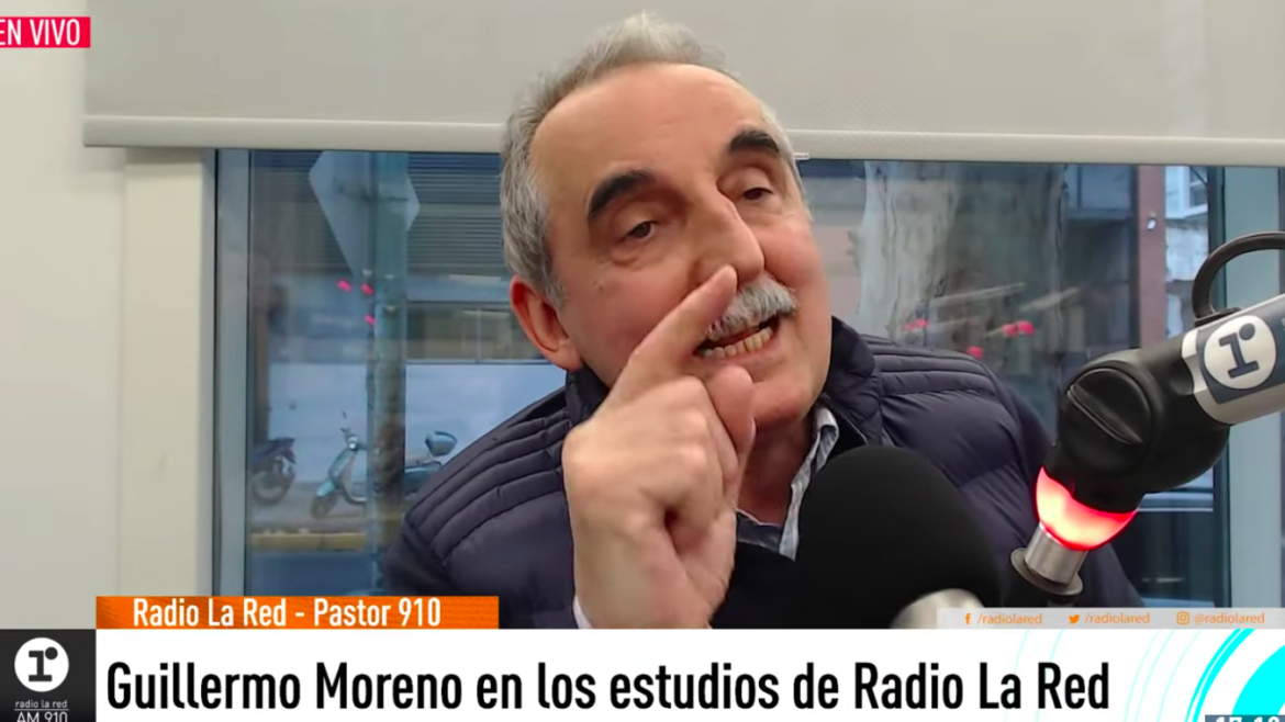 Moreno se cruzó con un periodista