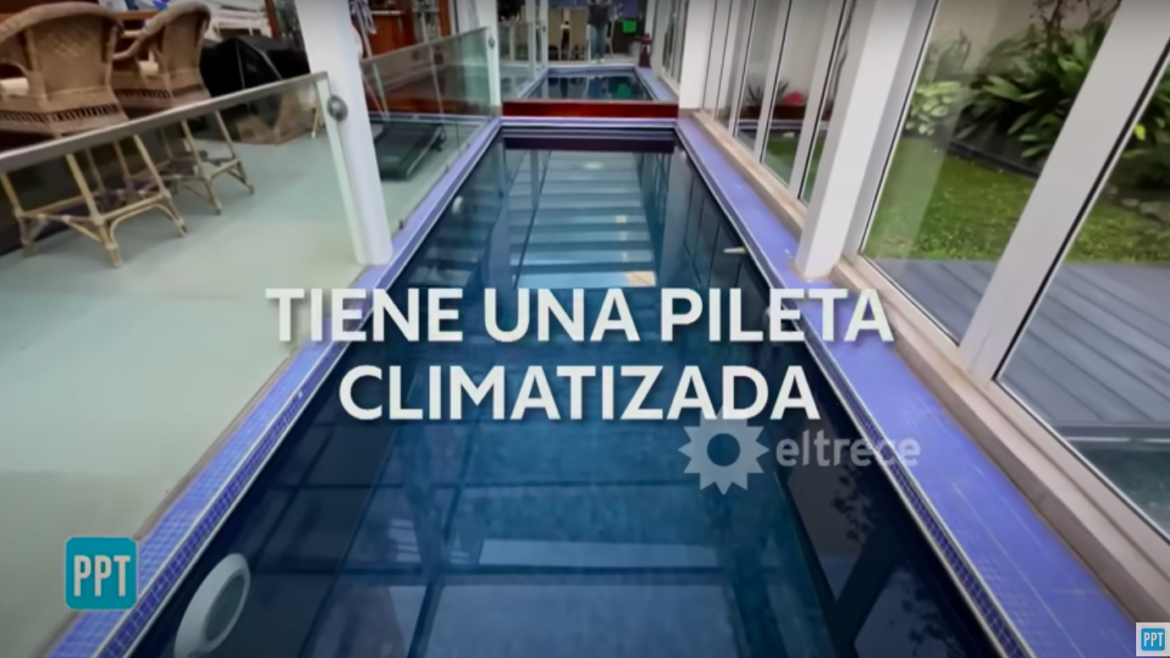 Moreno mostró su pileta climatizada y contó qué diarios compra