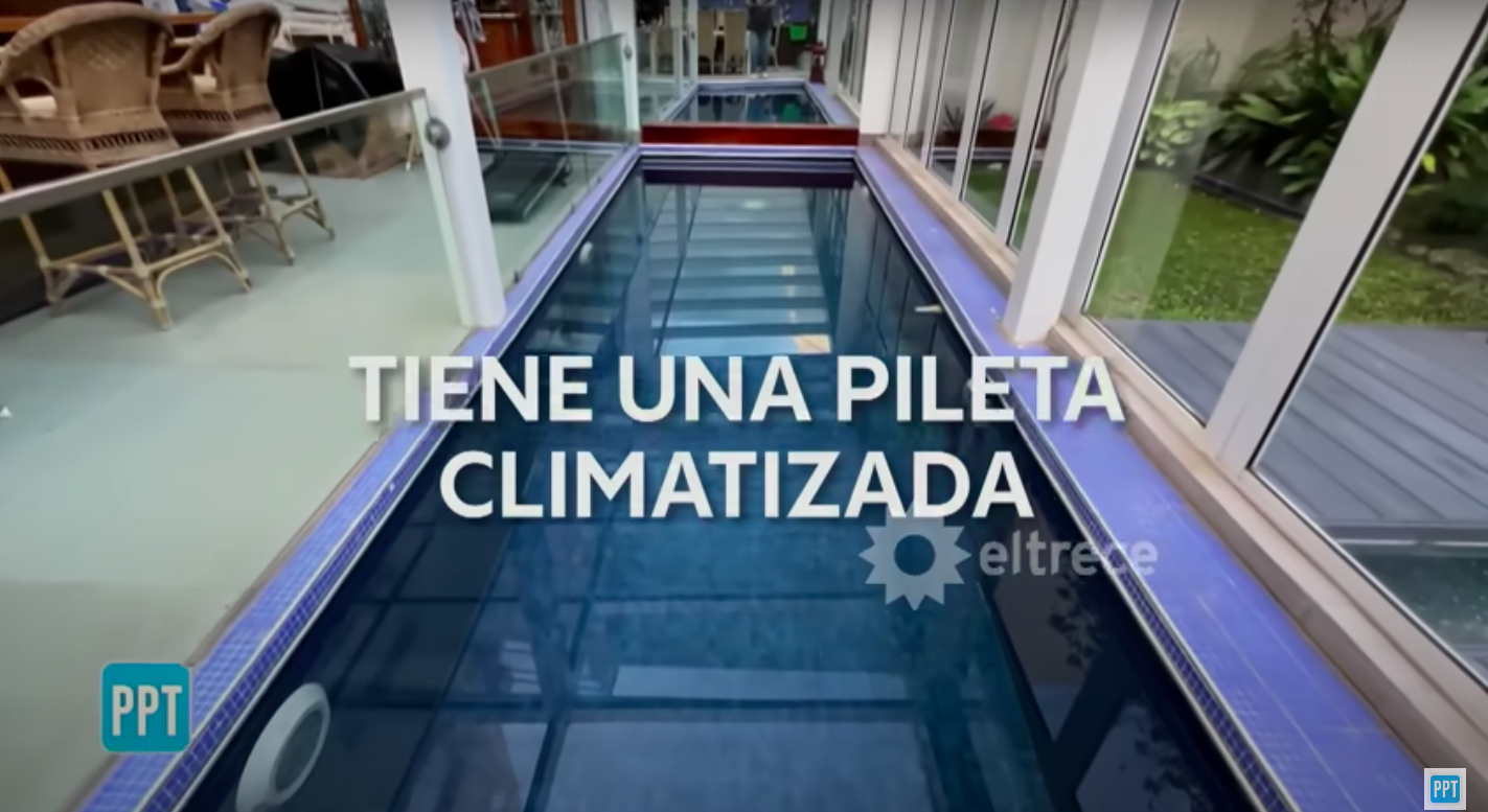 Moreno mostró su pileta climatizada y contó qué diarios compra
