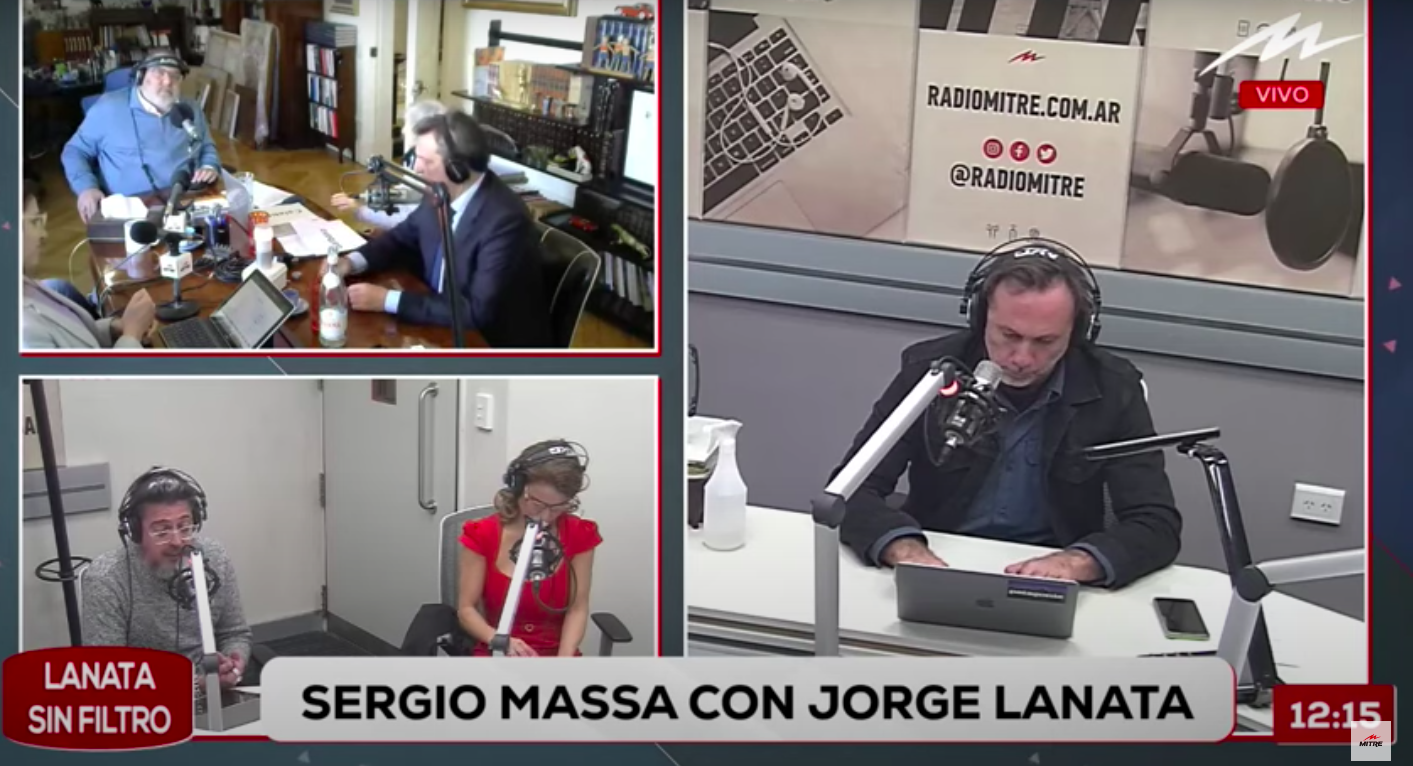 Massa se cruzó con un periodista de Lanata por una pregunta sobre la inflación