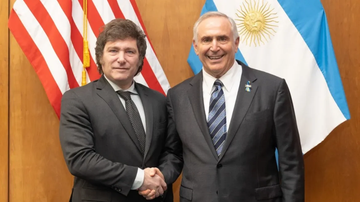 Milei, el León domesticado que entró a la embajada de los Estados Unidos