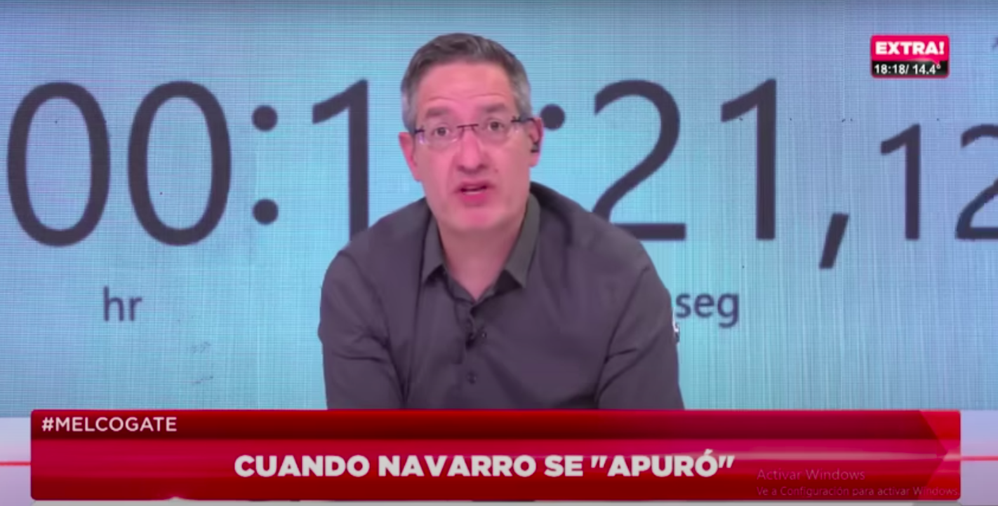 Tomas Mendez se cruzó con Roberto Navarro por los audios de Melconian