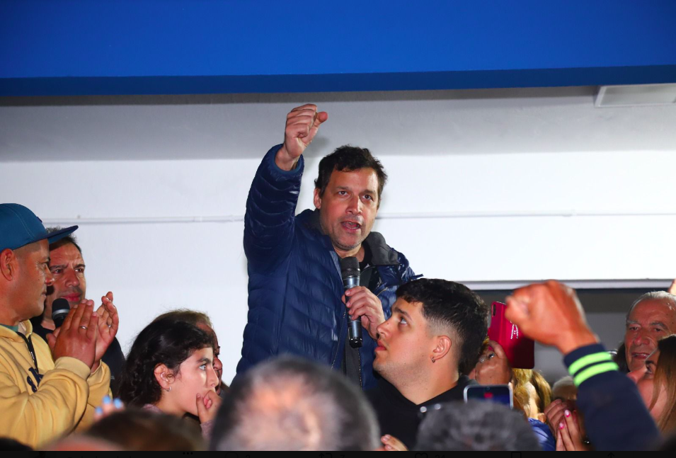 El amigo de Insaurralde, Juan Pablo De Jesús, también festejó
