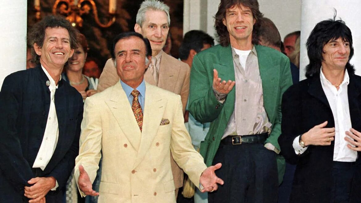 Milei busca reeditar la icónica foto con Mick Jagger que tuvo Menem