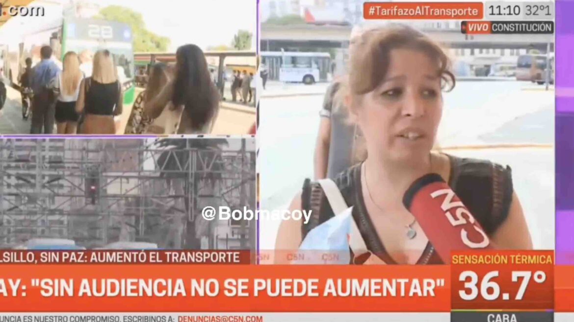 C5N se topó con una señora a favor de los aumentos