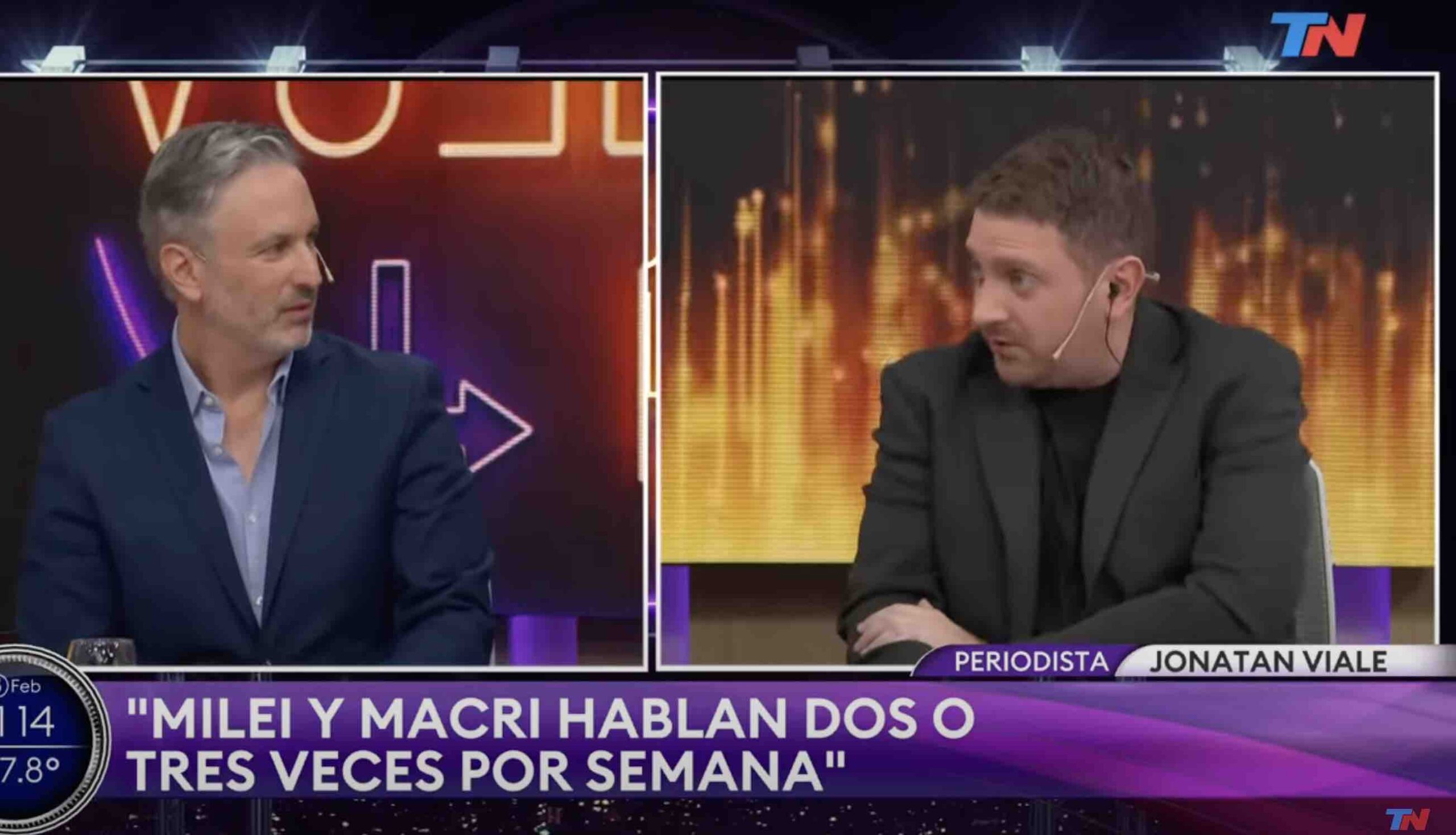 Viale precalienta su debut en TN con un programa especial