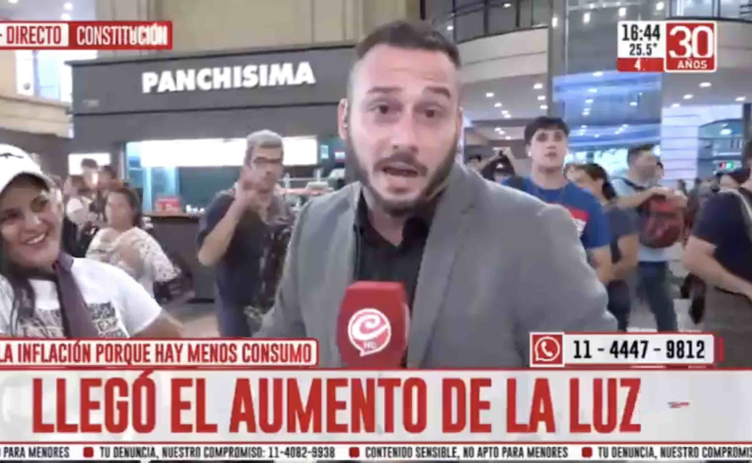 Un cronista de Crónica TV se quejó al aire por su sueldo y lo echaron