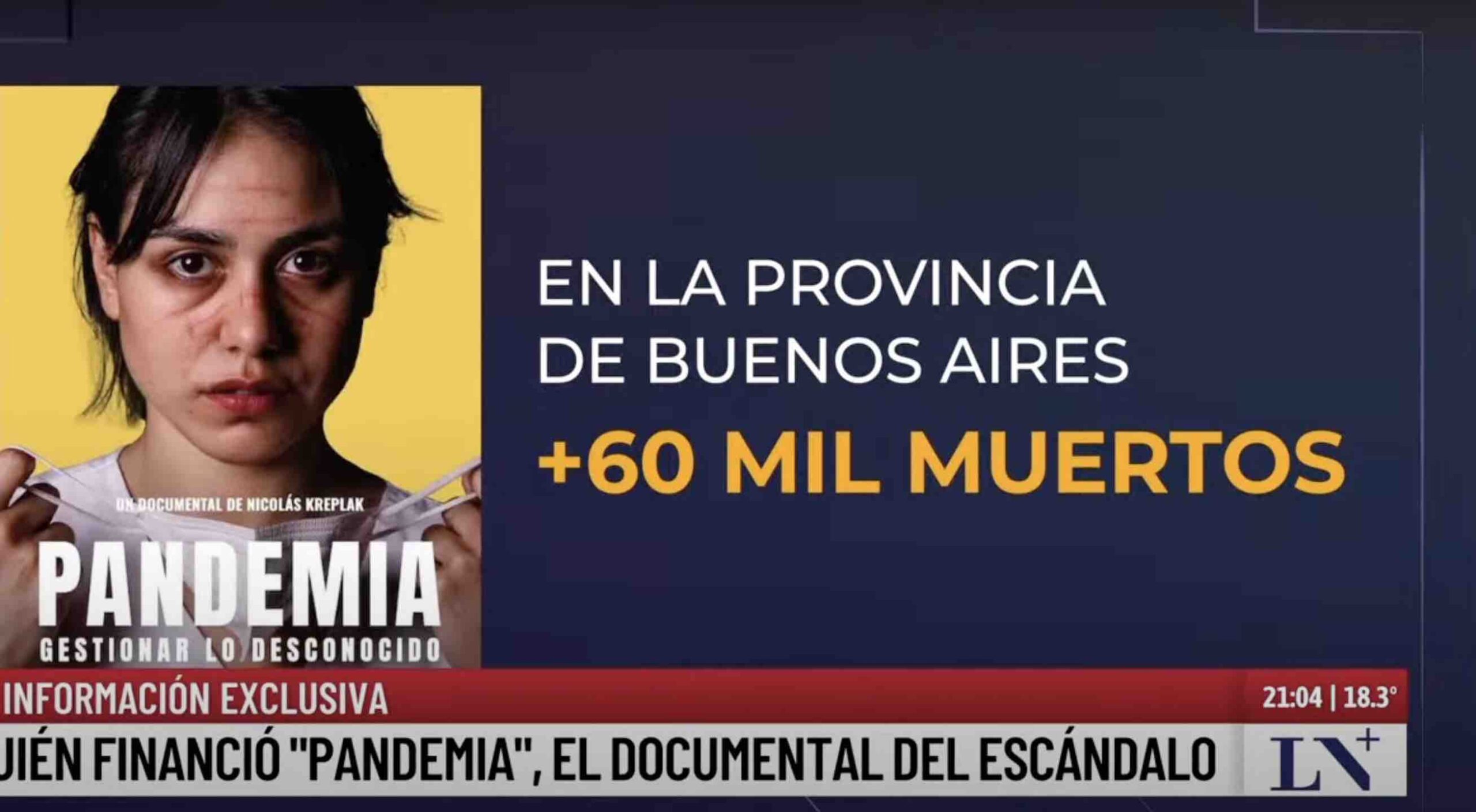 Quién financió  el polémico documental sobre el manejo del Covid en la Provincia