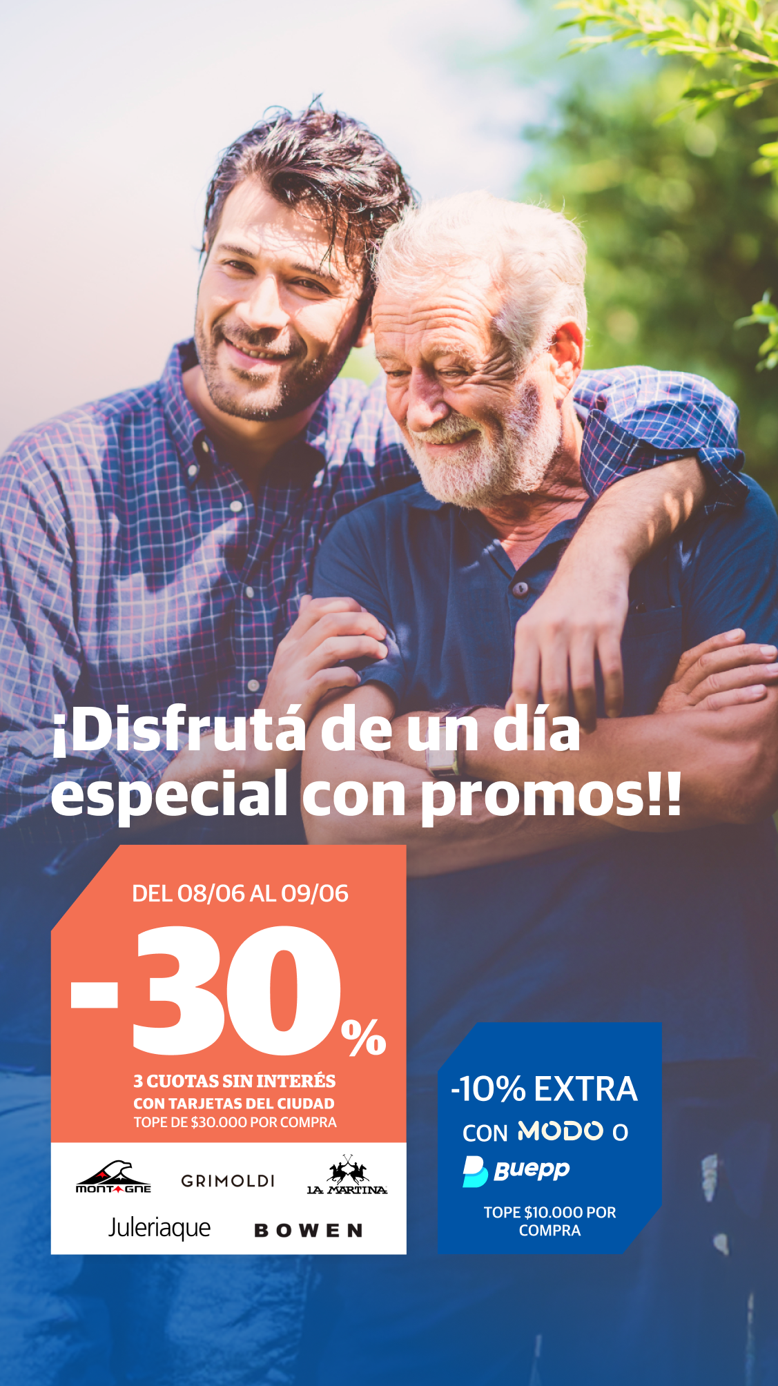 Promociones del Banco Ciudad para el Día del Padre