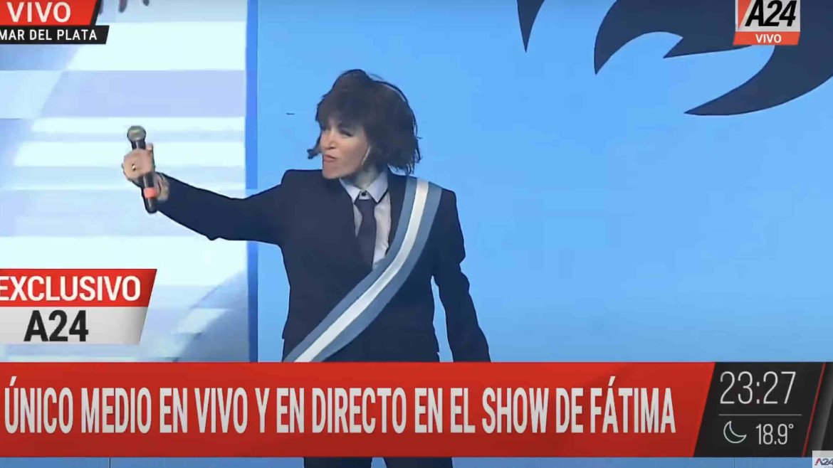 Fátima no imitará más a Milei