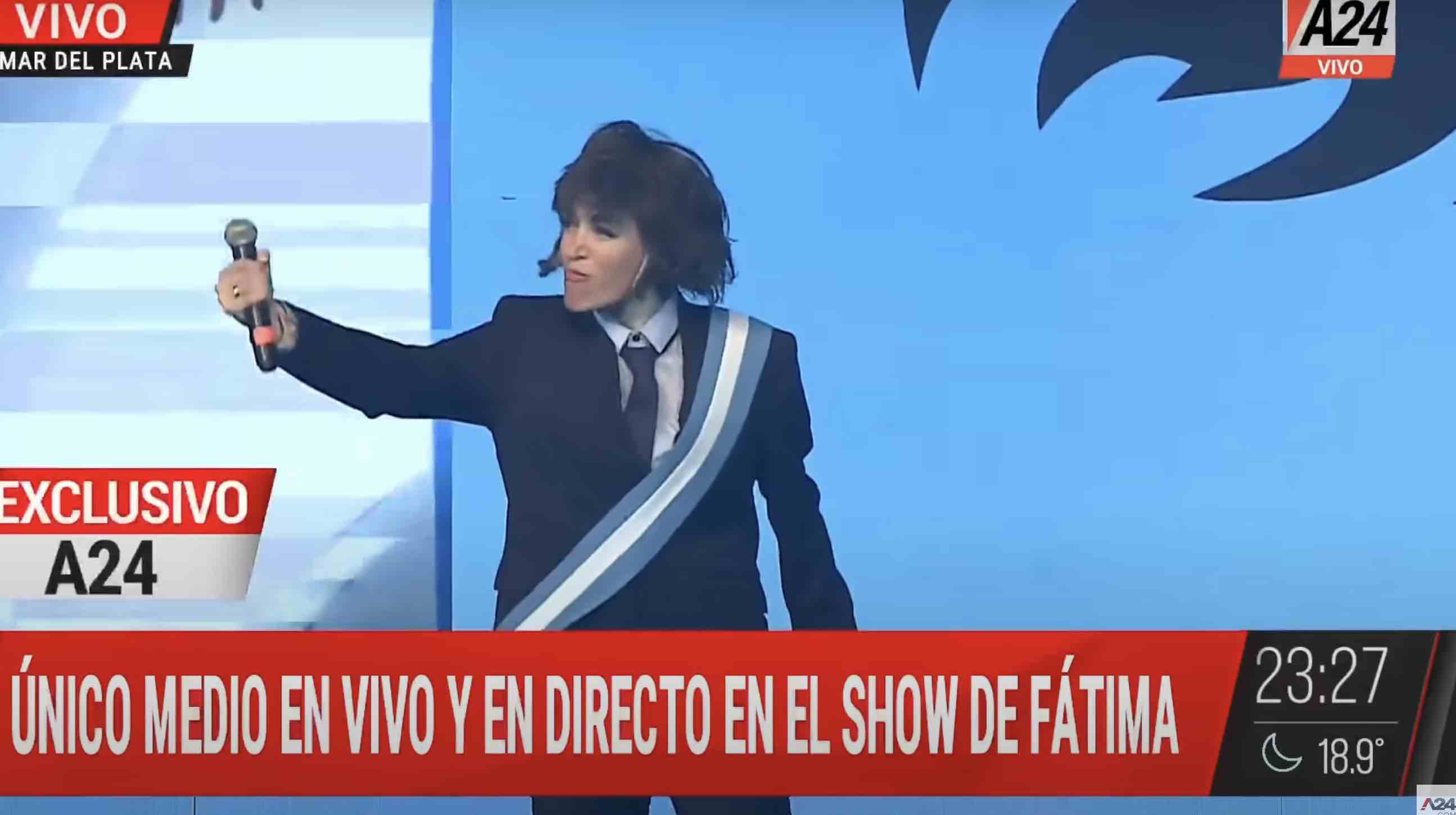 Fátima no imitará más a Milei