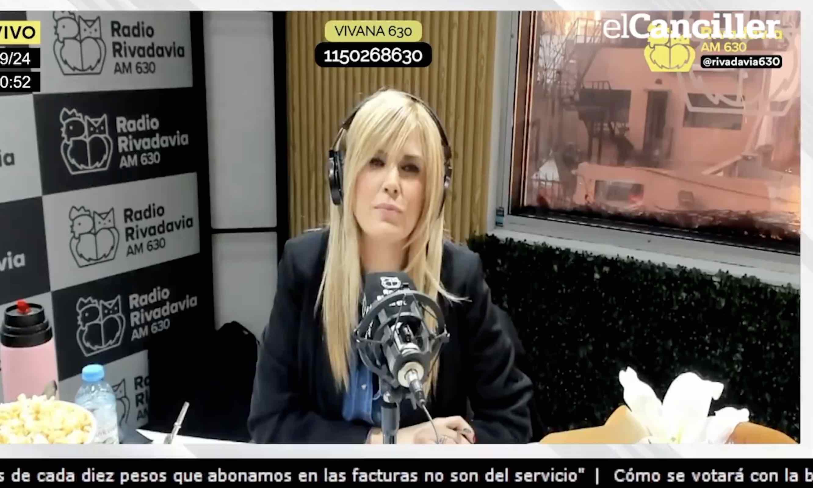 Viviana Canosa volvió a la radio y apuntó contra Milei: "Me sacó mis dos trabajos"