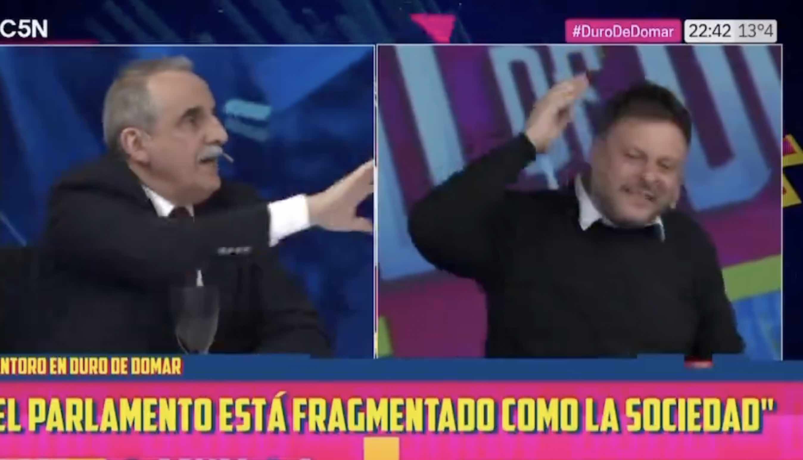 Moreno y Santoro, se sacaron chispas en C5N