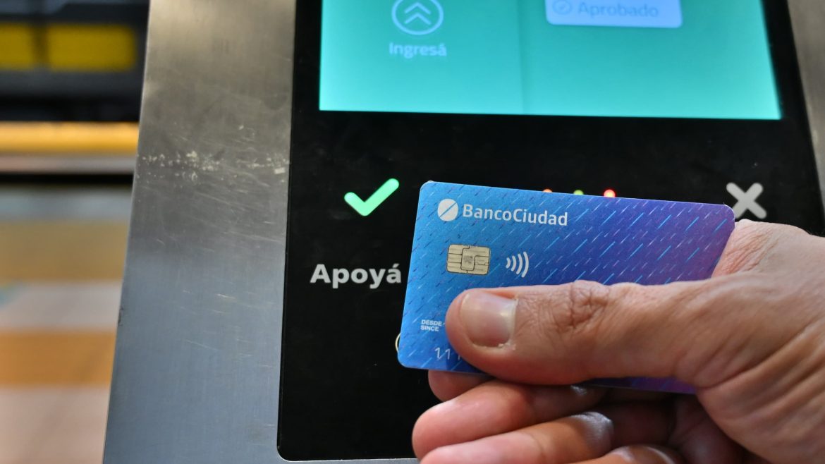 Reintegros del 100% en el subte con tarjeta de Banco Ciudad