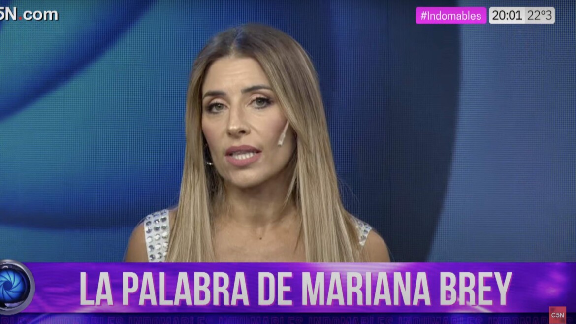 Mariana Brey hizo una autocrítica: "Fue una pregunta fuera de lugar"