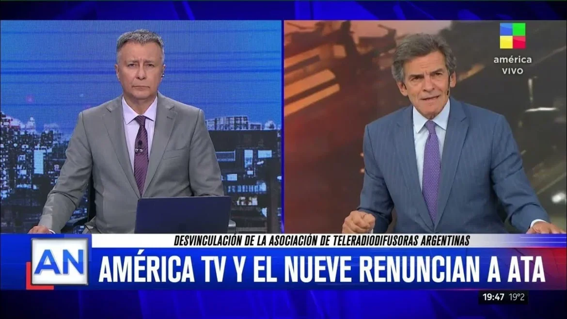 Llamativo duplex entre canal 9 y América