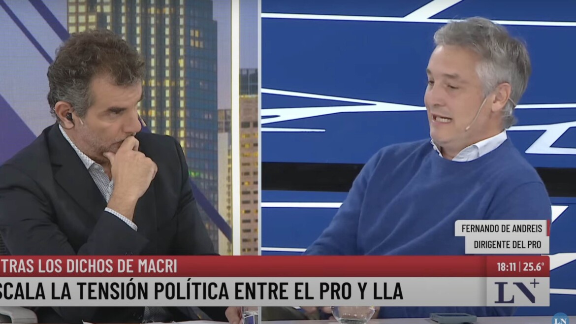 De Andreis volvió a un estudio de TV y fue picante con Valenzuela