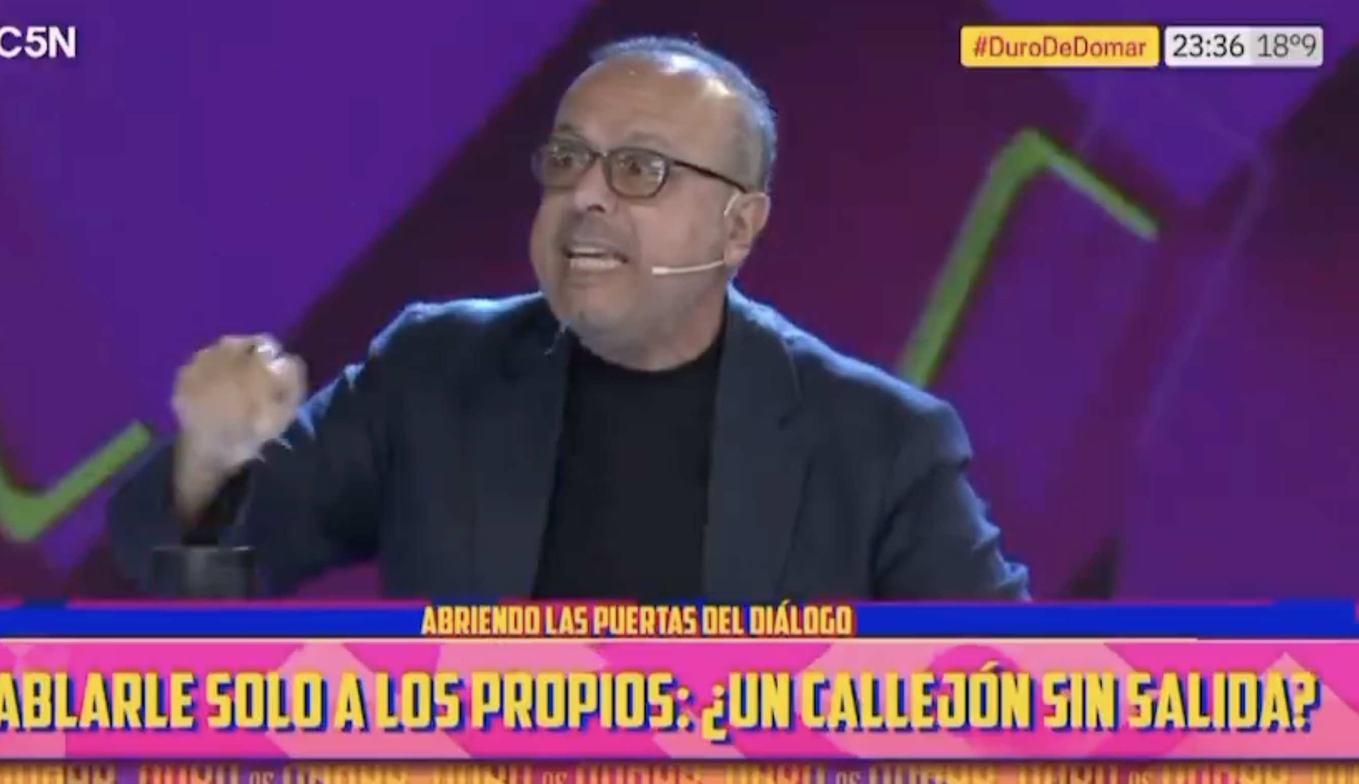 Renunció un panelista de Duro de Domar y denunció una agresión de Pablo Duggan