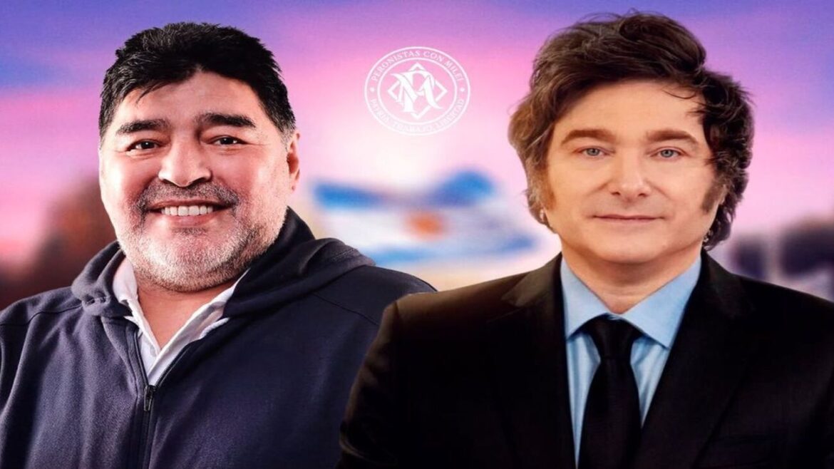 Si Milei fuera Maradona ...