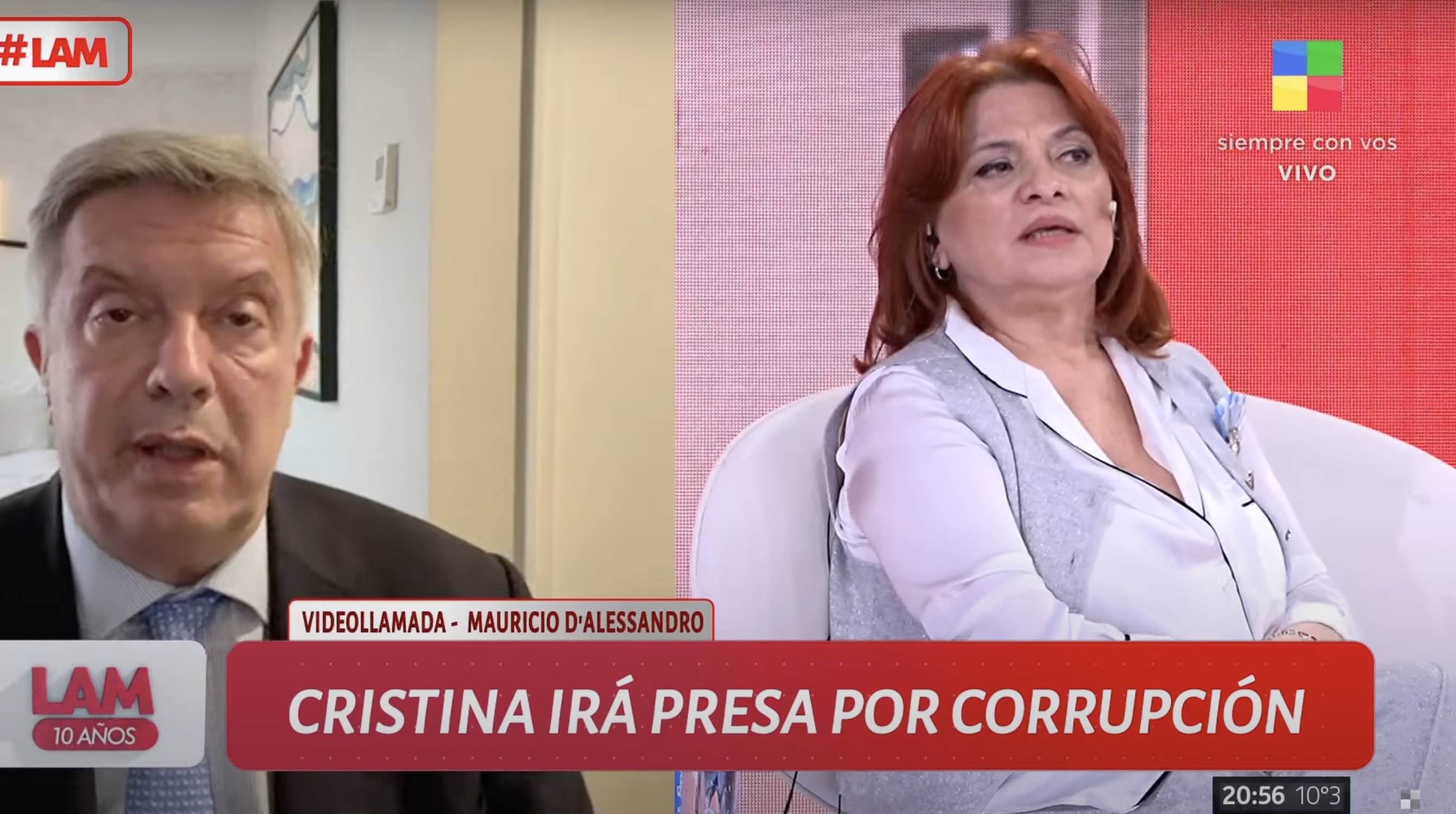 Marcela Feudale la pasó mal en LAM tras la condena de Cristina Kirchner