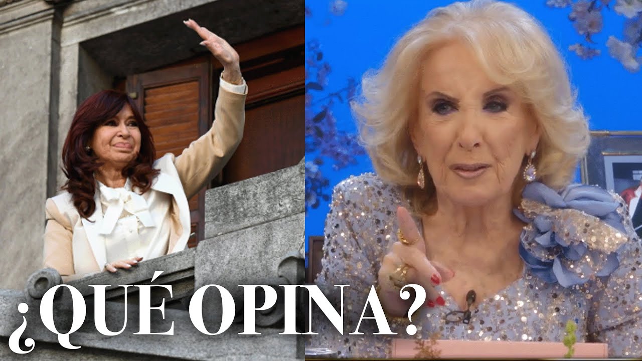 Mirtha se compadece de Cristina: ella revuelve huevos en la prisión domiciliaria