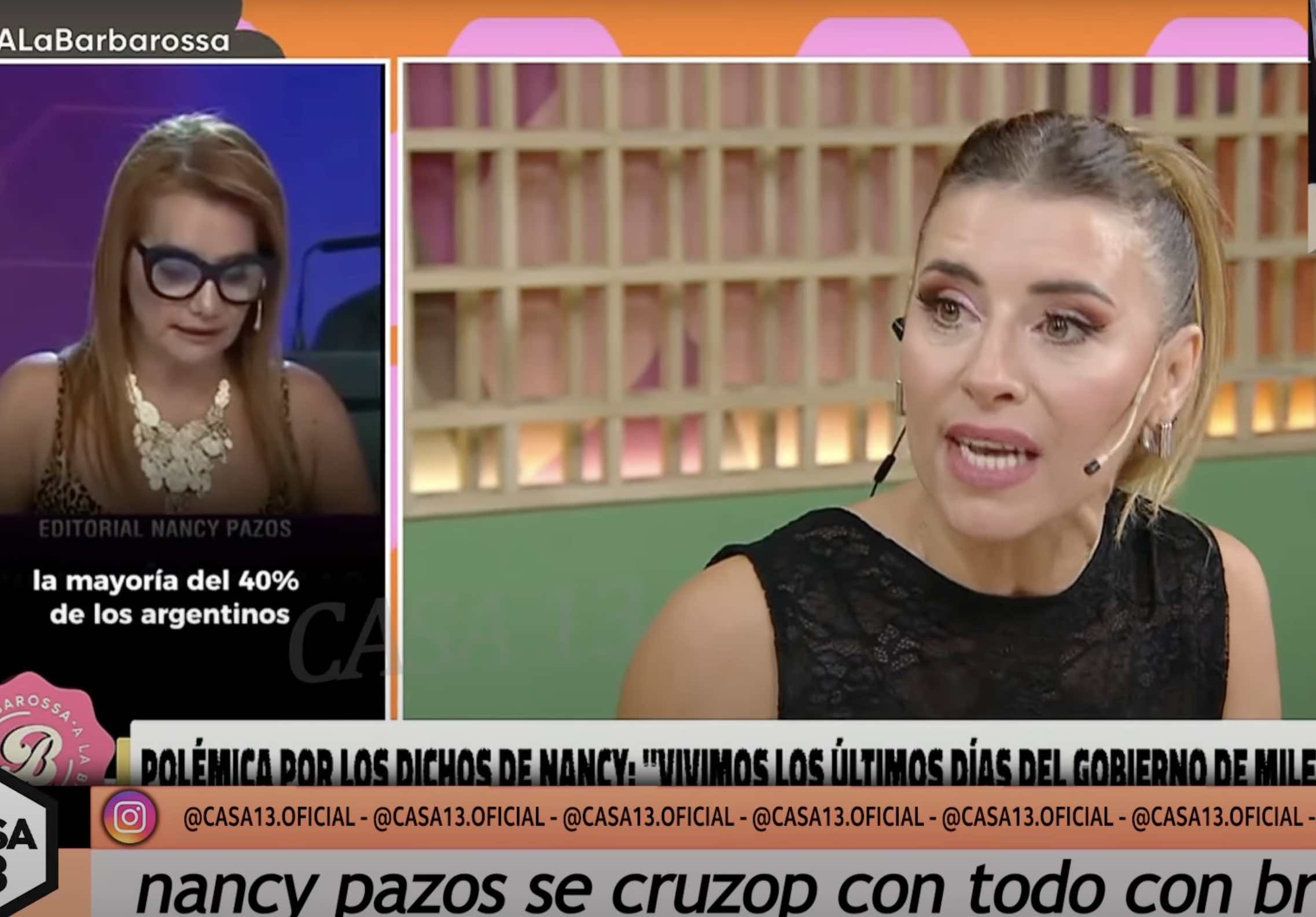 La interna entre Nancy Pazos y Brey se fue de las manos: "Es una pelotuda"