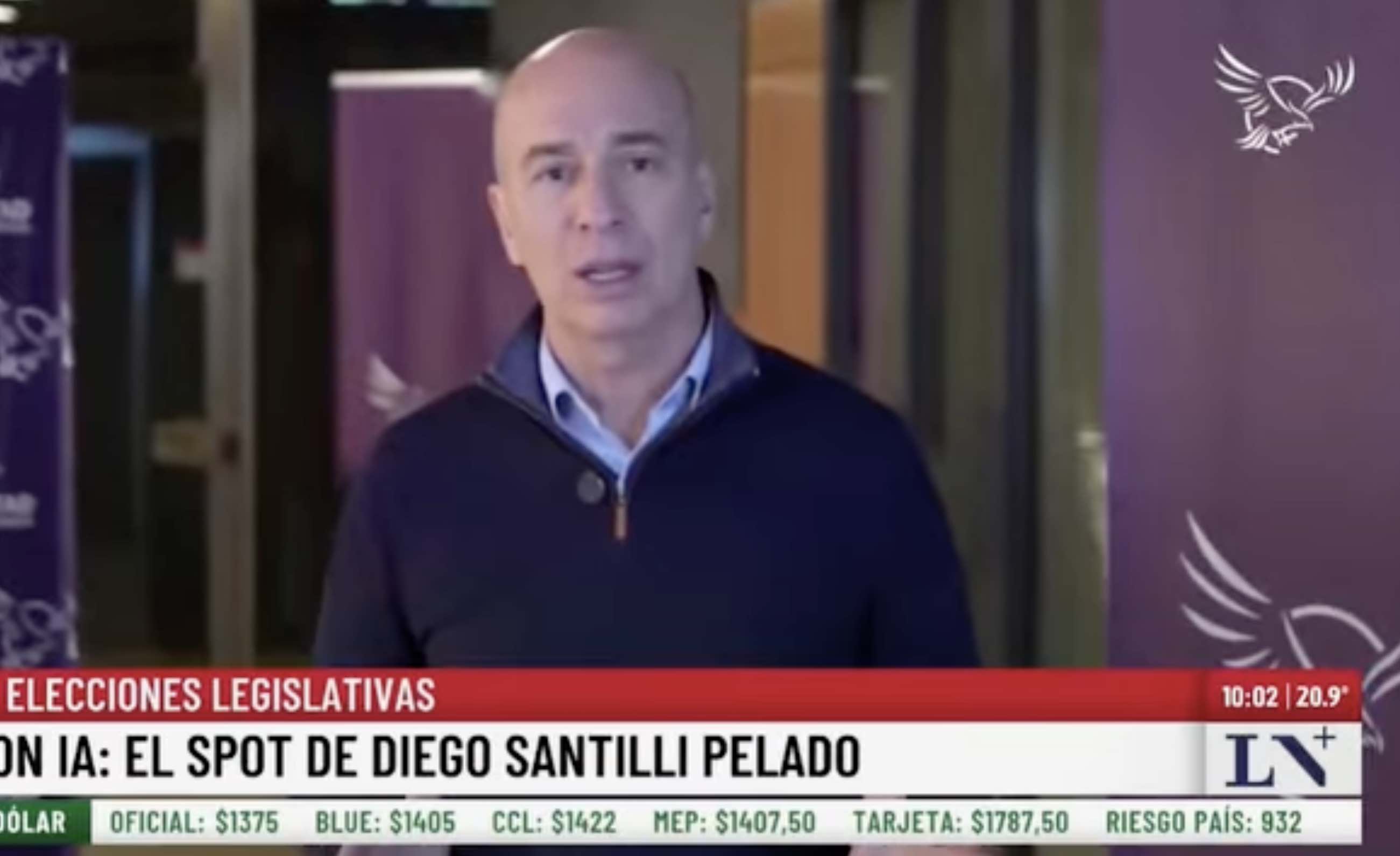 La idea de "Santilli pelado" cayó bien en la comitiva que viajó a Estados Unidos