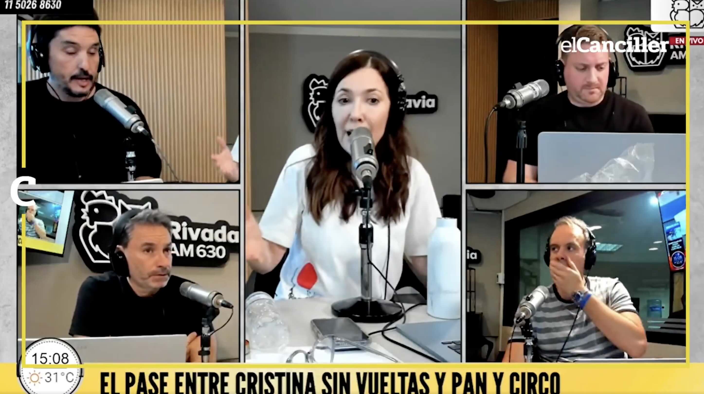 Un pase caliente en Rivadavia entre Viale y Cristina Pérez y el helado de la paz