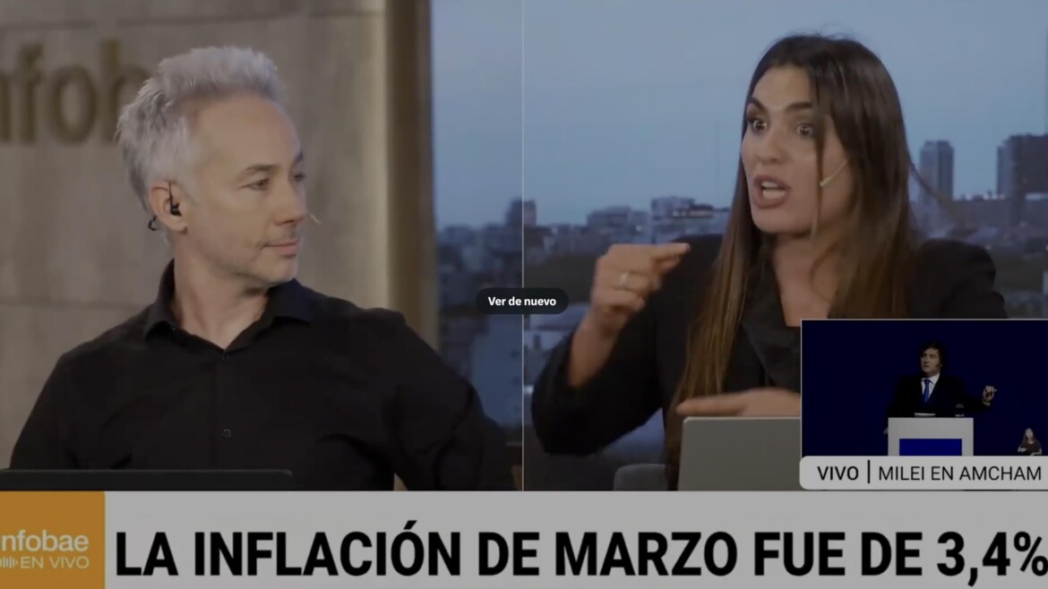 Diego Iglesias se cruzó con una periodista por el número de inflación