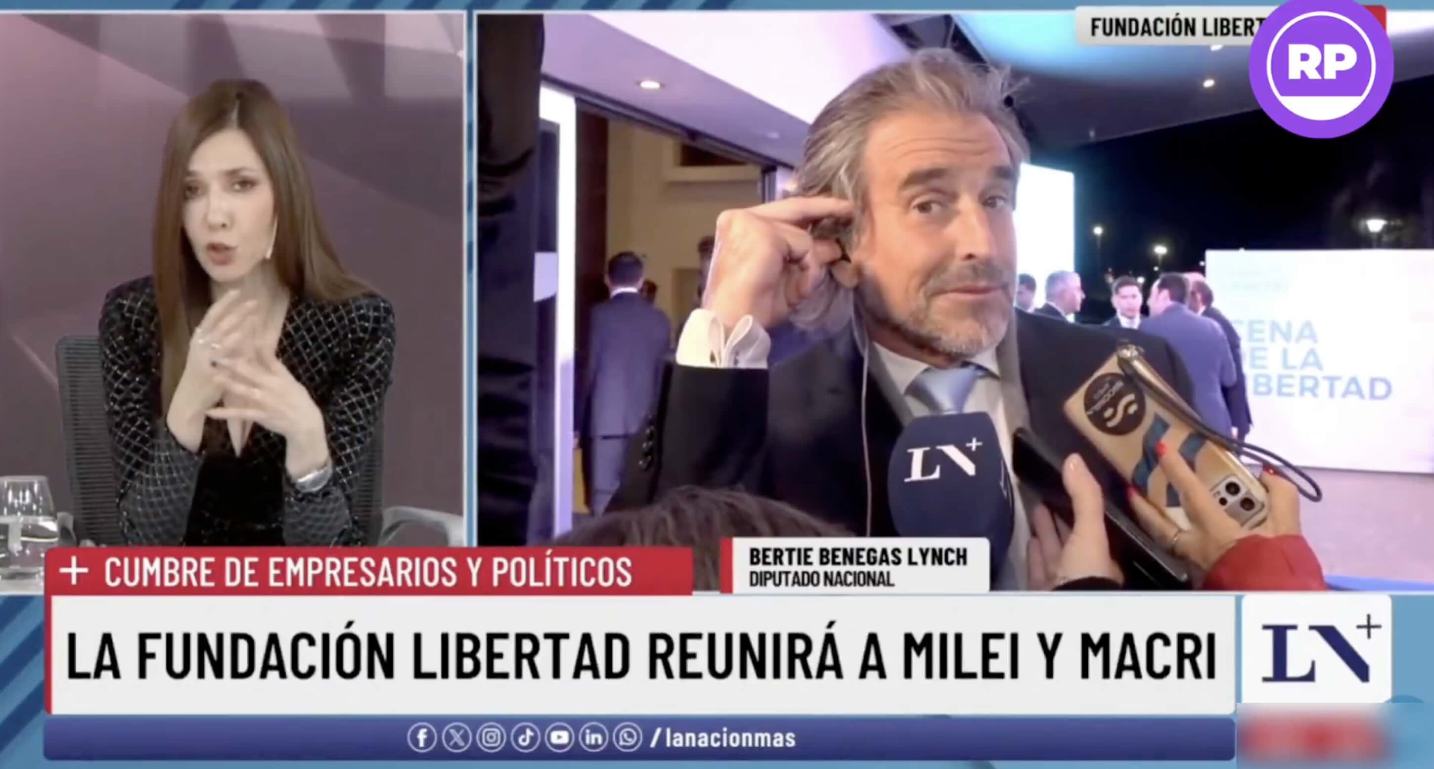 Se tensó el aire entre Cristina Pérez y Benegas Lynch