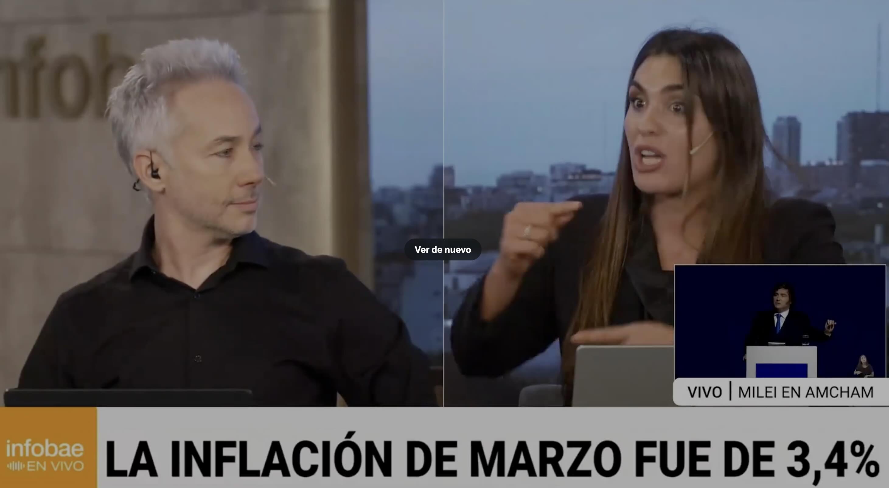 Diego Iglesias se cruzó con una periodista por el número de inflación
