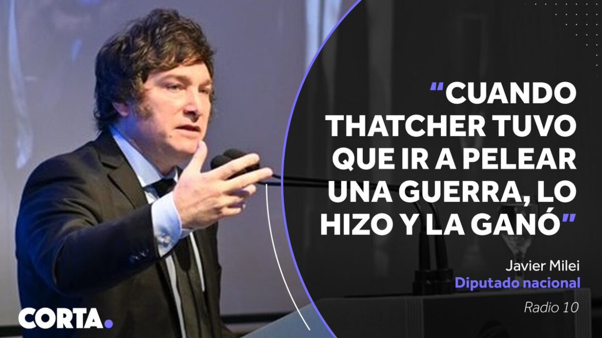 Un Pichilibertario entre el amor a Thatcher y la incomodidad de defender la causa Malvinas
