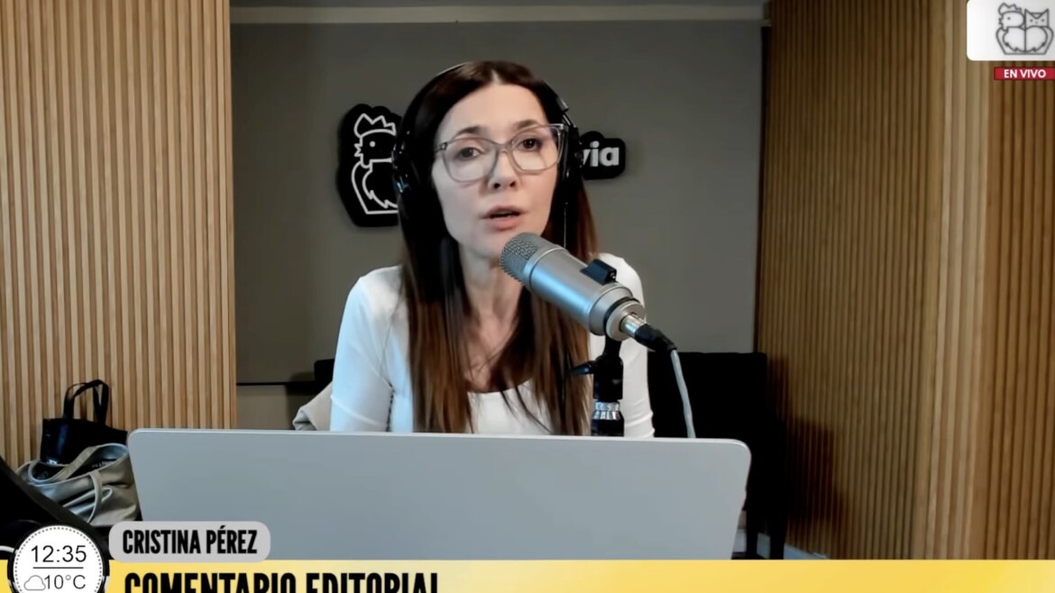 Cristina Pérez le contestó a Adorni: "El que avisa no traiciona"