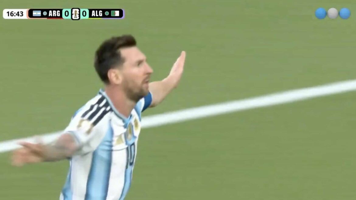 Un periodista se dio el gusto con Messi