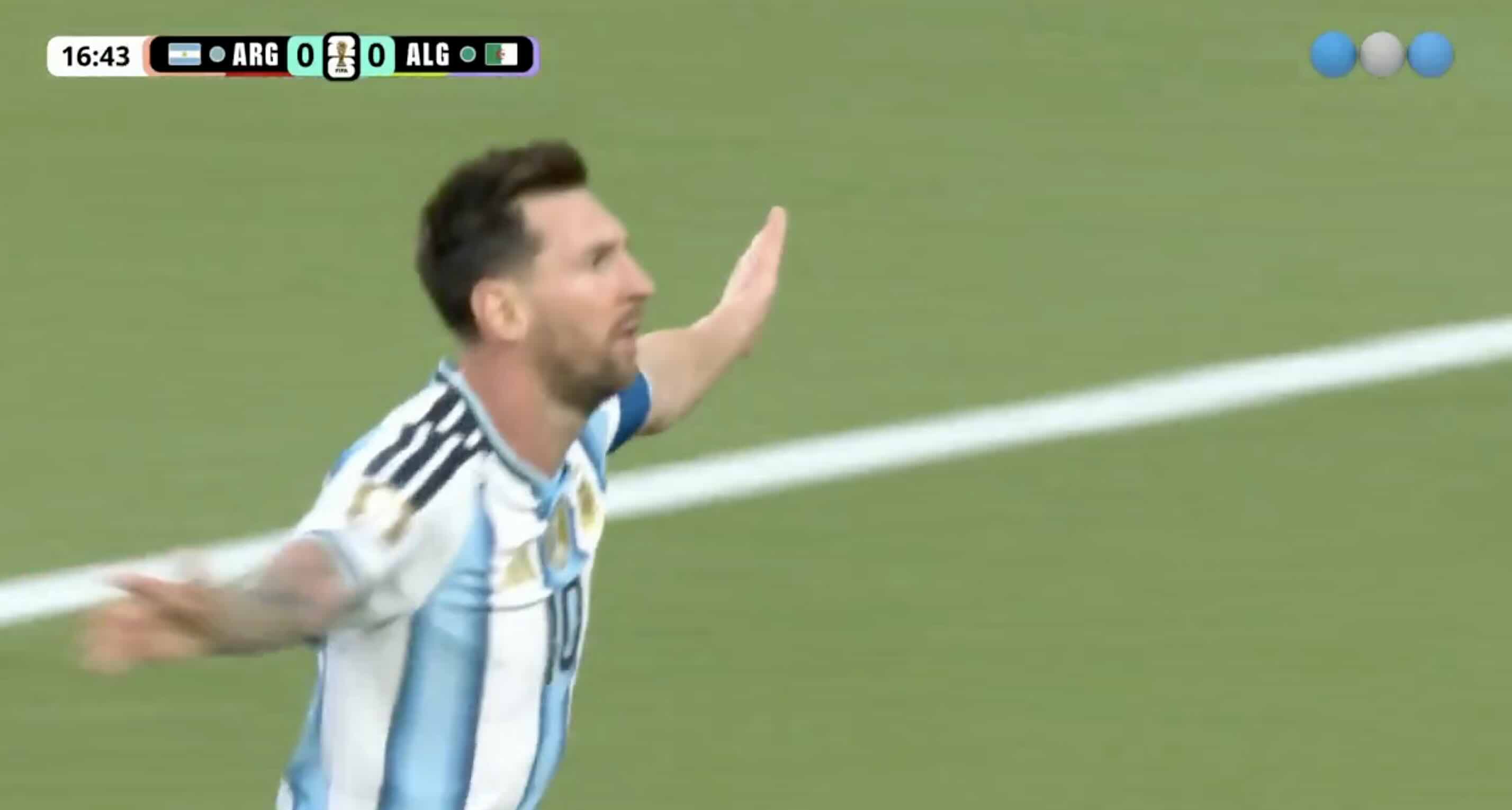 Un periodista se dio el gusto con Messi
