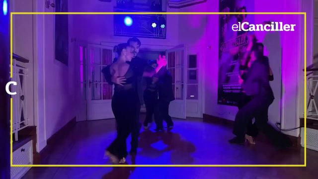 El tango de Giorgeva: antes de partir le cantaron las cuarenta