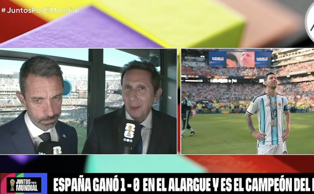 El relator de Telefé lloró por Messi
