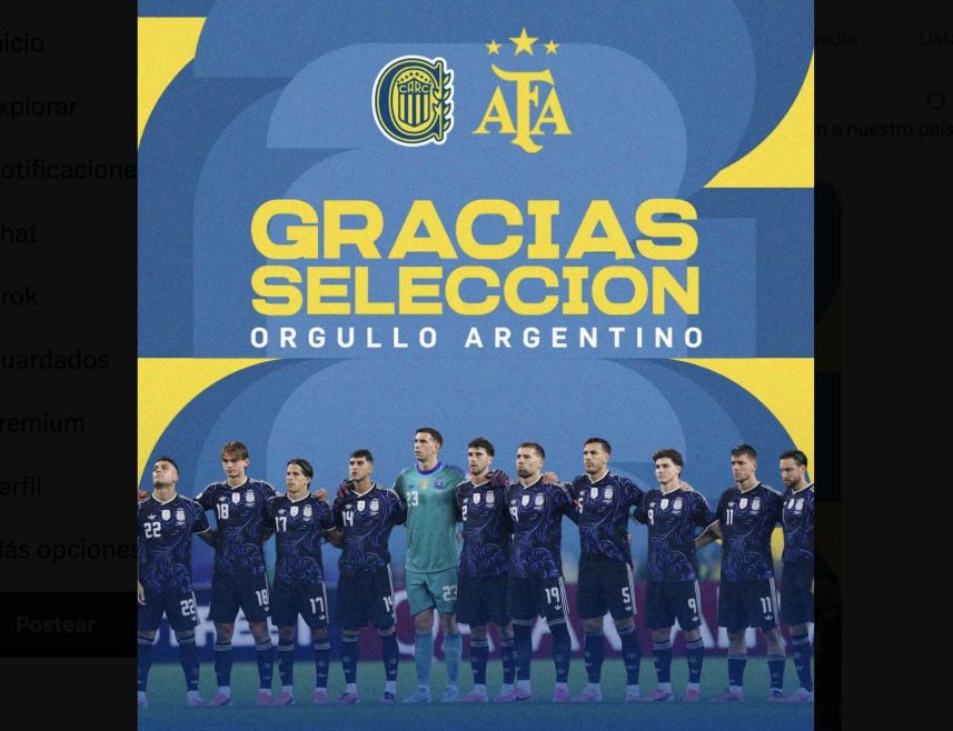 El polémico posteo de Rosario Central
