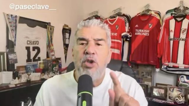 El Chavo Fucks se la agarró con Schargrodsky por la crisis en River