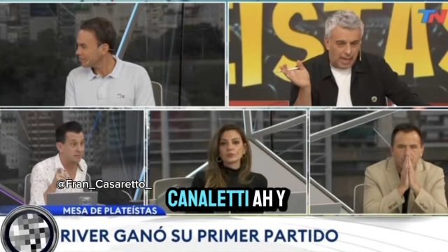 Bertolotti se cruzó con Canaletti: “Tené cuidado cuando camines por la calle”