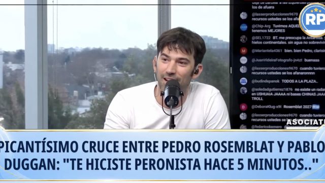Pedro Rosemblat se cruzó con Pablo Duggan: "Dejaste de ser gorila hace 5 minutos"