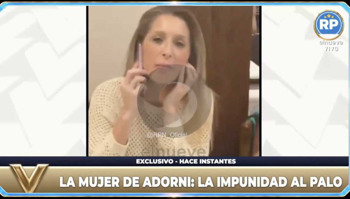 Canosa escrachó a la mujer de Adorni en un cumpleaños