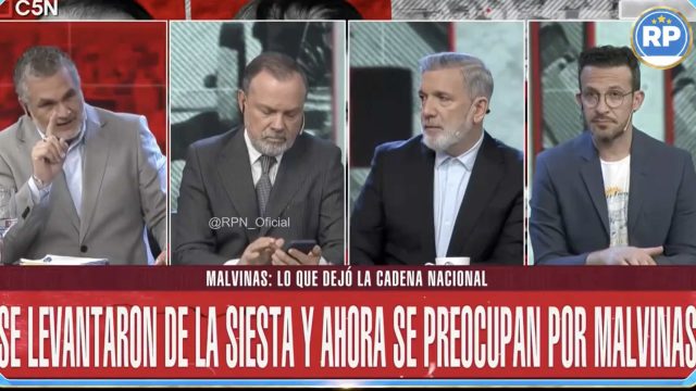 Duggan festejó los anuncios de Milei sobre Malvinas y se cruzó con todos en C5N